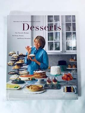 Martha Stewart Desserts hardcover cookbook